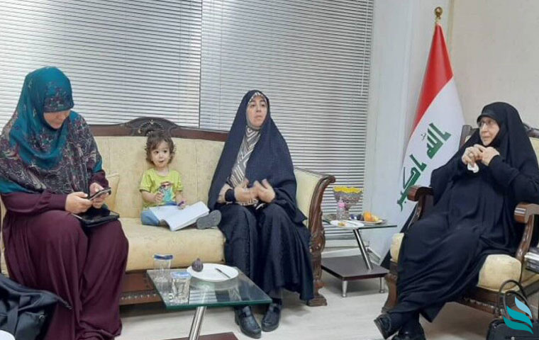 دیدار مشاور رئیس سازمان فرهنگ و ارتباطات با بانوان عراقی دیدار مشاور رئیس سازمان فرهنگ و ارتباطات با بانوان عراقی