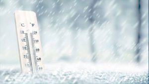 Warning of the arrival of a precipitation system accompanied by a sharp drop in temperature Warning of the arrival of a precipitation system accompanied by a sharp drop in temperature
